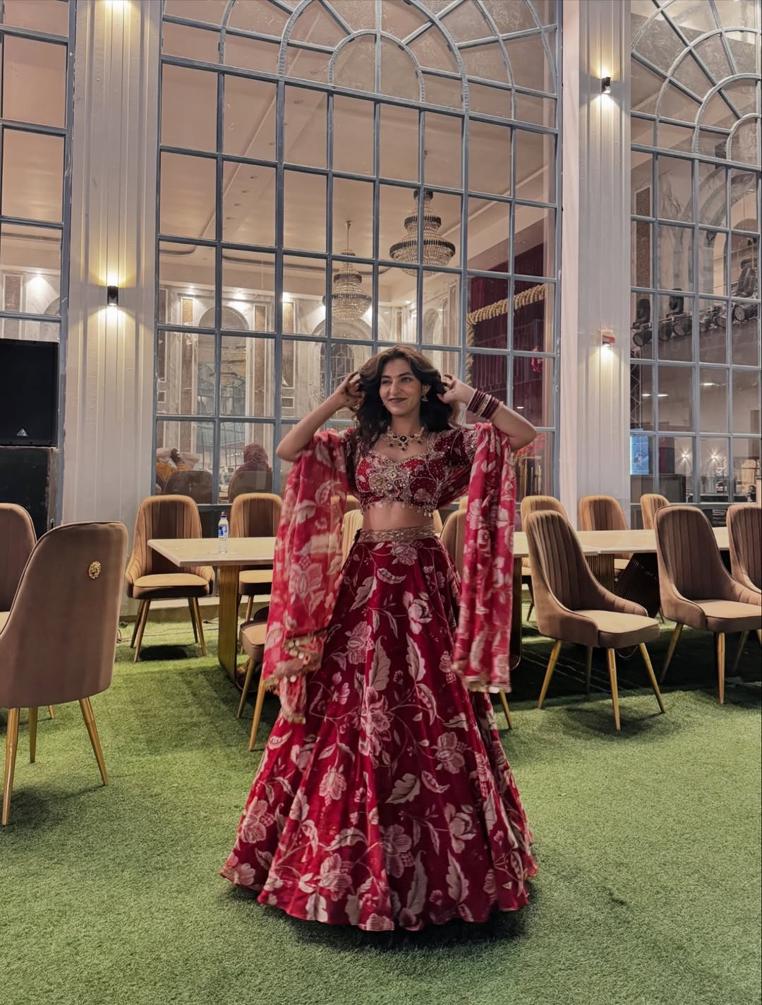 SAHIBA-FLORAL  LEHENGA – LIGHTEST VARIENT